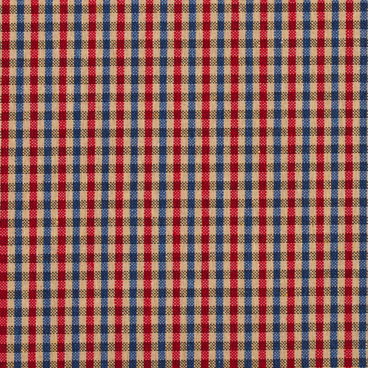Patriot Check - Blue,Red & Burgundy Check & Houndstooth,Small Scale Upholstery Fabric 54 Inches"